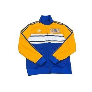 RARE Y2K Golden State Warriors adidas Originals Track Jacket Gold Men's Small